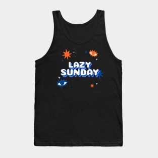 Lazy Sunday Shirt Tank Top